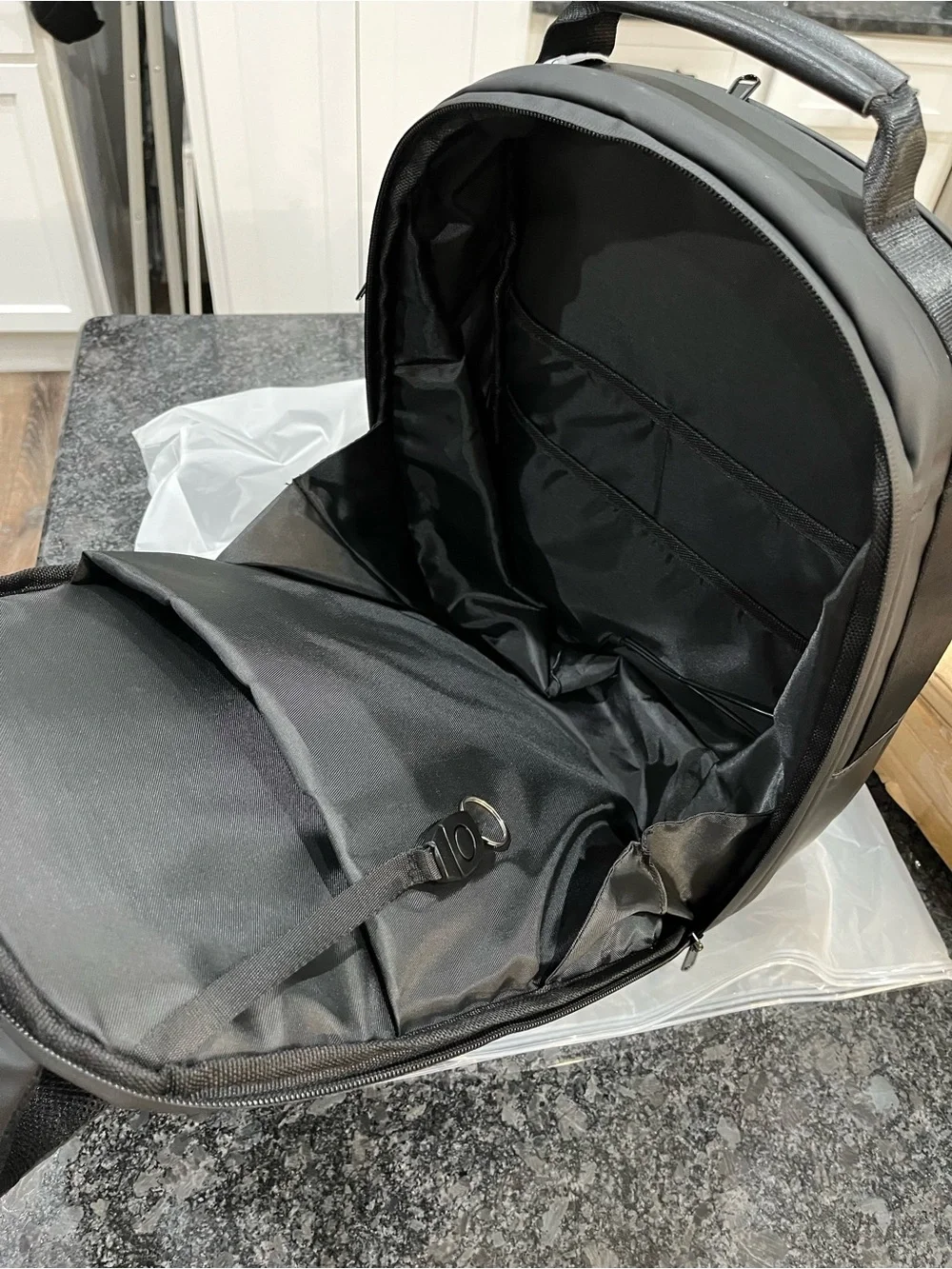 Gelrova LuminaPack X1 Black LED Motorcycle Backpack 16.6”